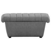 HOCKER Webstoff Graubraun  - Graubraun/Schwarz, Design, Kunststoff/Textil (90/43/105cm) - LOOKS by W.Joop
