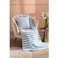 DECKE 140/190 cm  - Hellblau, Design, Textil (140/190cm) - Esposa