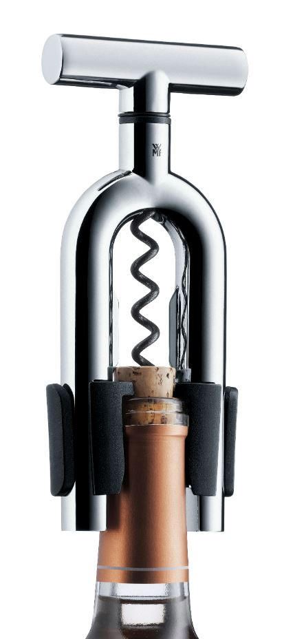 KORKENZIEHER - Silberfarben/Schwarz, Design, Kunststoff/Metall (16cm) - WMF
