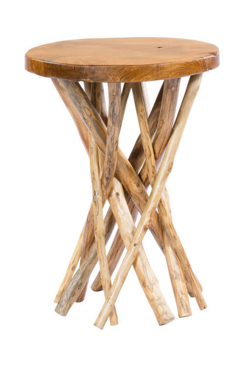 BEISTELLTISCH in Holz 40/55/40 cm  - Klar, Natur, Holz (40/55/40cm) - Kayoom