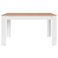 ESSTISCH rechteckig Weiß, Eiche Artisan  - Weiß/Eiche Artisan, LIFESTYLE, Holzwerkstoff (120/80/75cm) - MID.YOU