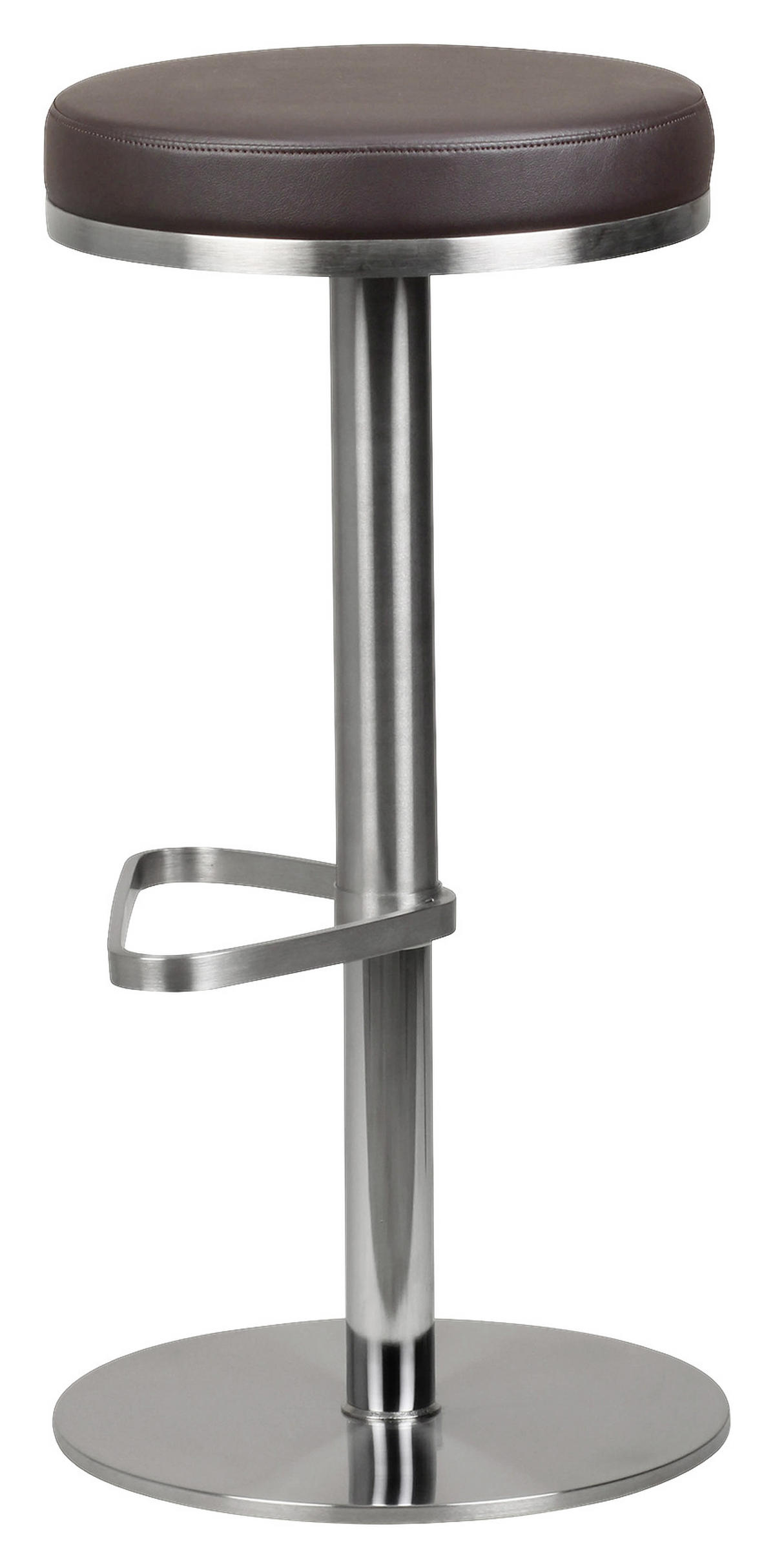 BARPALL i brun  - brun/silver, Modern, metall/textil (38/57/38cm) - MID.YOU