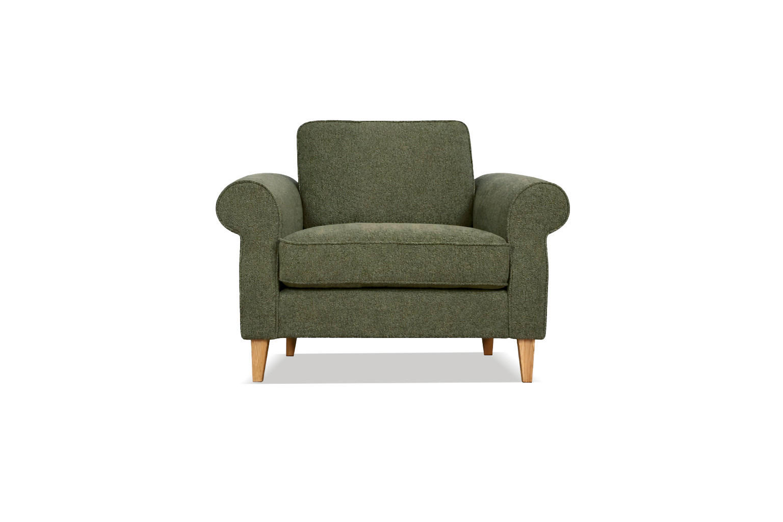 SESSEL in Grün  - Grün, Design, Textil (104/82/91cm) - Livetastic