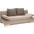 SCHLAFSOFA Webstoff Beige, Braun - Beige/Braun, KONVENTIONELL, Holz/Textil (195/75/90/145cm) - NOVEL