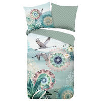 WENDEBETTWÄSCHE Kimora Satin 155/220 cm  - Multicolor, Design, Textil (155/220cm)