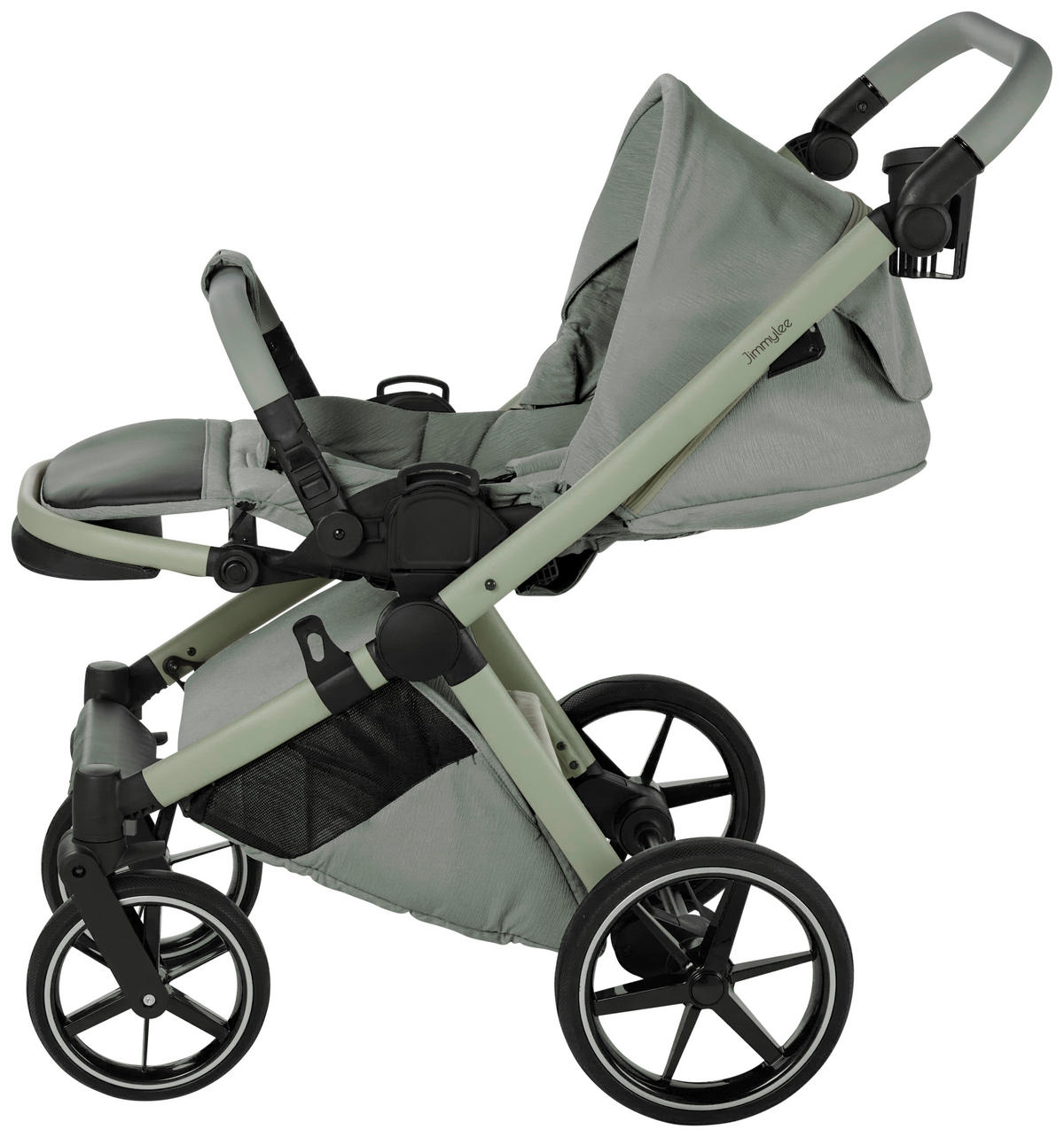 KINDERWAGENSET  - Mintgrün, Trend, Kunststoff/Textil (100/59/106cm) - Jimmylee