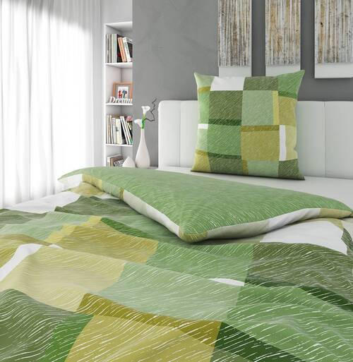 WENDEBETTWÄSCHE Satin 135/200 cm  - Grün, Design, Textil (135/200cm) - Bio:Vio