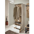 GARDEROBENSCHRANK  in 60/196/39 cm  - Weiß, Design, Holz (60/196/39cm) - Johann Jakob