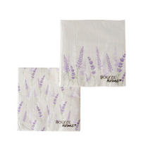 SZALVÉTA   16,5/16.5/3 cm  - lila/krémszínű, Basics, papír (16,5/16.5/3cm)