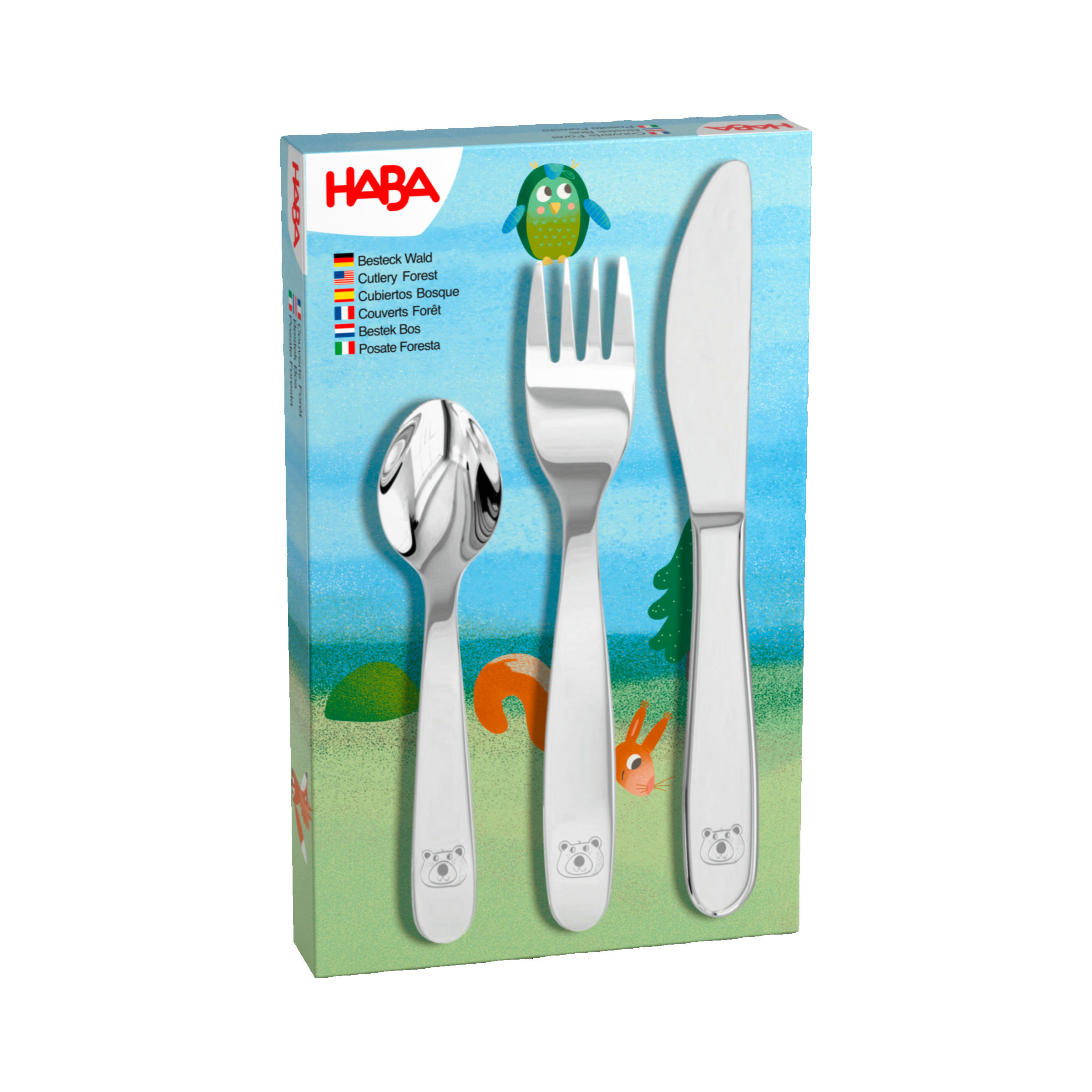 KINDERBESTECK - Silberfarben, Basics, Metall (11/2,3/18cm) - Haba
