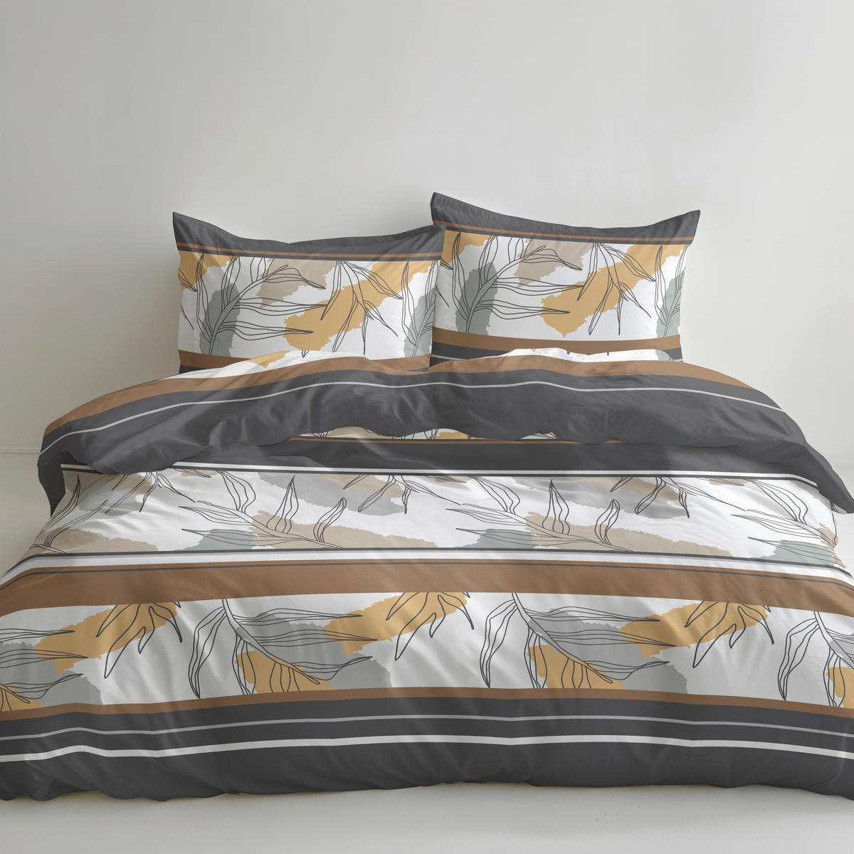 BETTWÄSCHE Flanell 200/200 cm  - Grau, Basics, Textil (200/200cm) - Florella