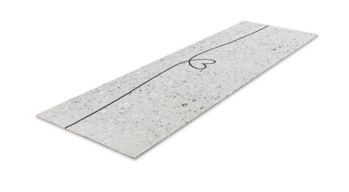 FUßMATTE  50/150 cm  Hellgrau  - Hellgrau, Basics, Kunststoff/Textil (50/150cm) - Astra