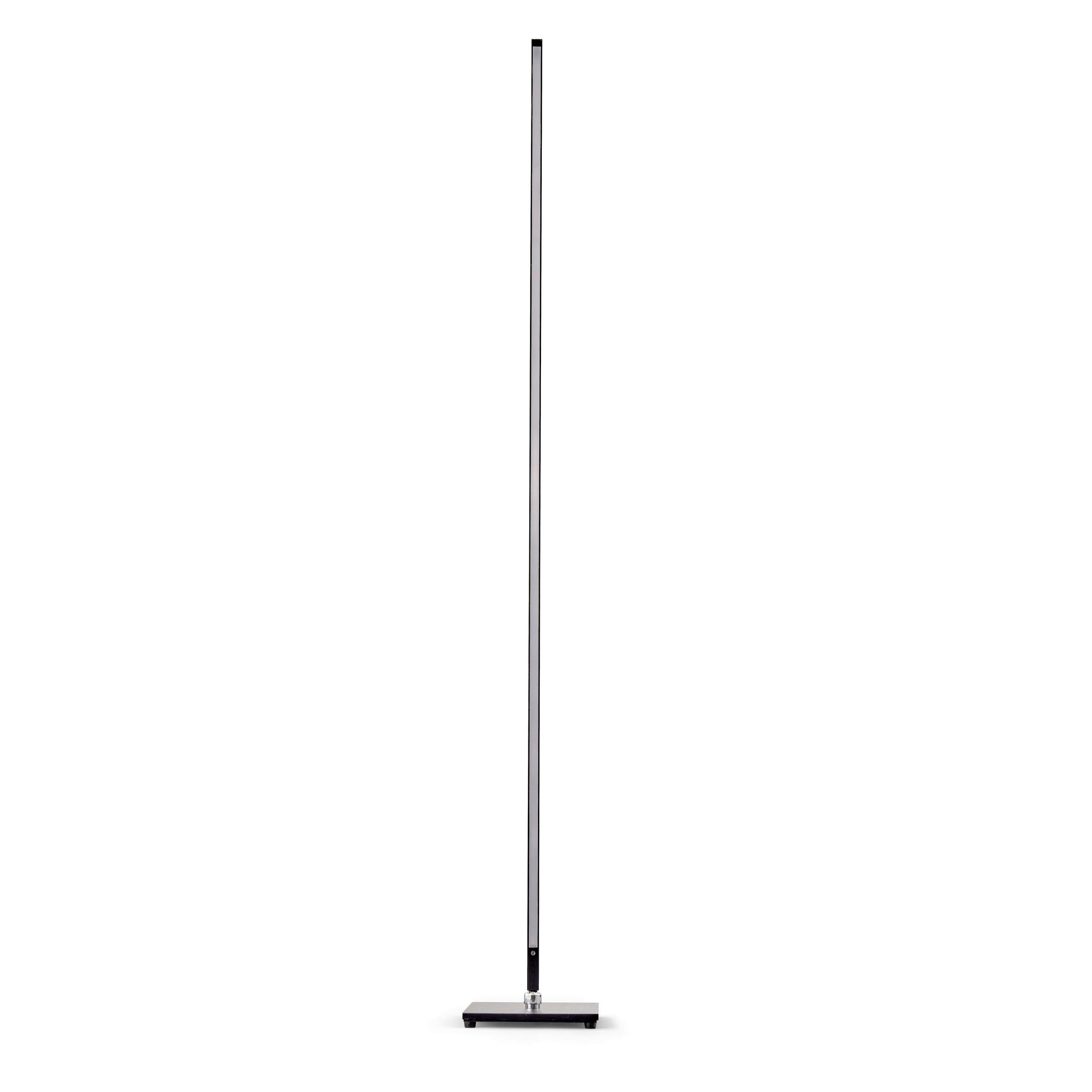 LED-STEHLEUCHTE Mia 158/20/20 cm  - Schwarz, KONVENTIONELL, Metall (158/20/20cm) - Ambiente