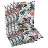 SESSELAUFLAGENSET in Grün, Hellgrau Floral  - Hellgrau/Grün, Design, Textil (48/05/108cm)