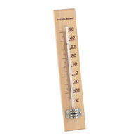 TEPLOMER - hnedá, Basics, drevo/plast (22cm) - Fackelmann