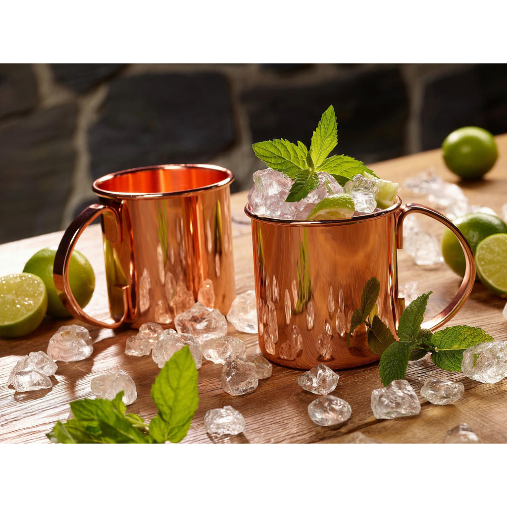 Thumbnail - Echtwerk Becherset, Kupfer, Metall, 450 ml, 13.7 cm, Essen & Trinken, Gläser, Gläser-Sets