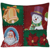 ZIERKISSEN  45/45 cm   - Multicolor, KONVENTIONELL, Textil (45/45cm) - X-Mas