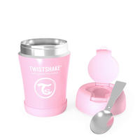 ISOLIERSPEIßEGEFÄß  - Pink, Basics, Metall (10/14,5/10cm) - Twistshake