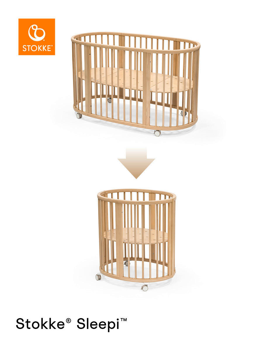 ERWEITERUNGSSET Sleepi Downsizing Kit  - Naturfarben, Basics, Holz (58/6/79cm) - Stokke