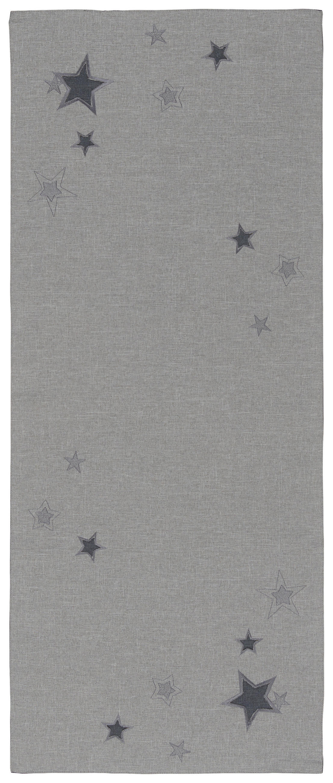 ÚZKY OBRUS, 40/100 cm, antracitová, sivá - Lifestyle, textil (40/100cm) - X-Mas