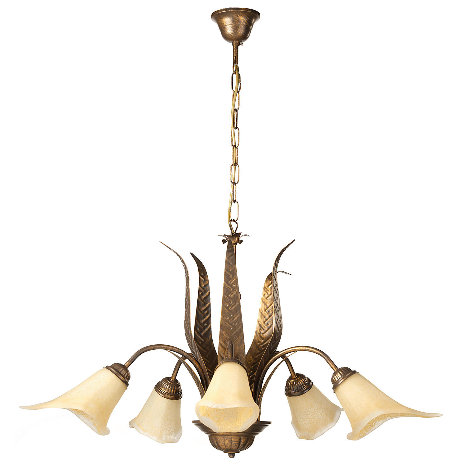 Kronleuchter 4230/5 5xe14 Bronze, Metall