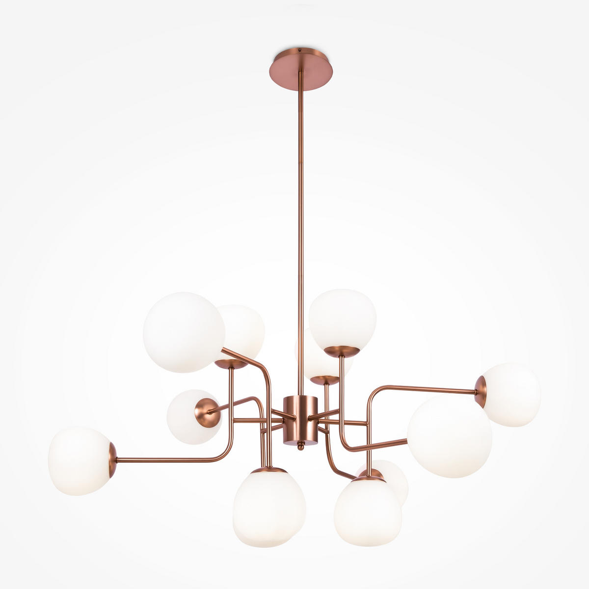 KRONLEUCHTER 110/42,7/50 cm  - Messingfarben, Trend, Glas/Metall (110/42,7/50cm) - MAYTONI