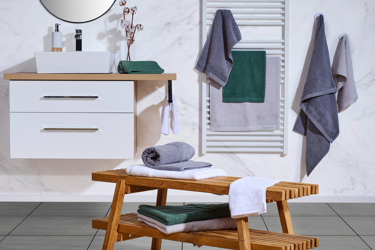 UTERÁK PRE HOSTÍ, 30/50 cm, biela - biela, Natur, textil (30/50cm) - Bio:Vio