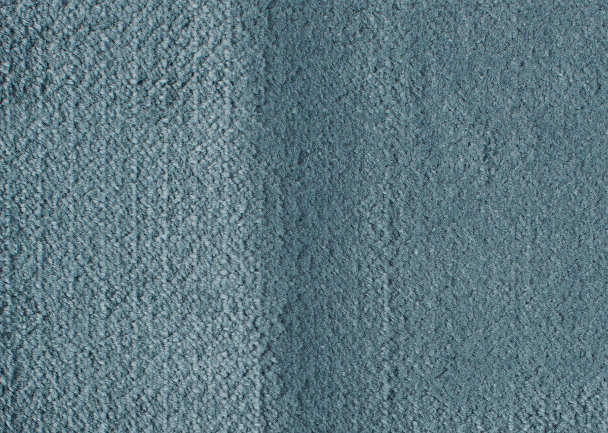 ECKSOFA Petrol Plüsch  - Dunkelbraun/Petrol, KONVENTIONELL, Holz/Textil (190/288cm) - Carryhome