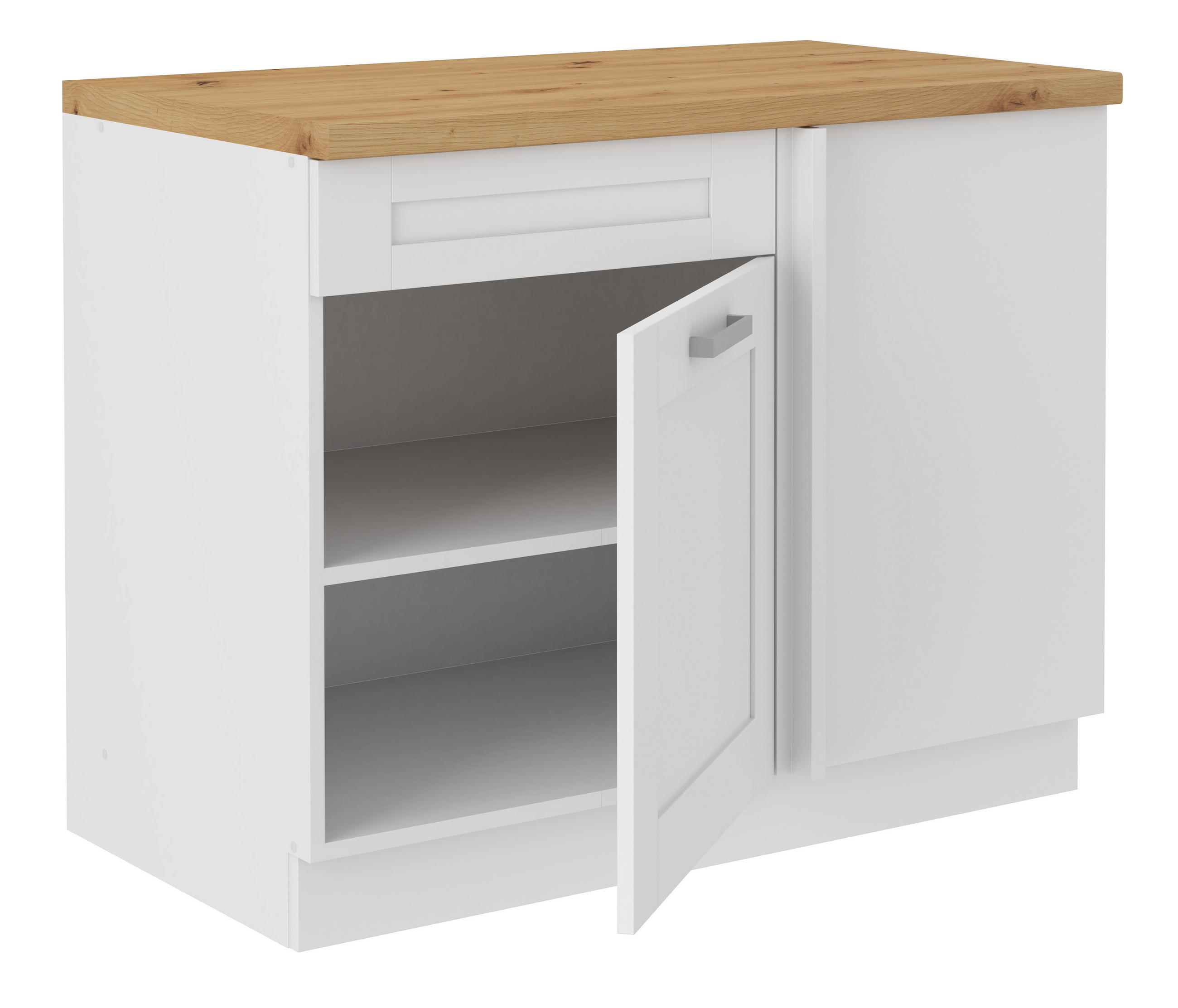 Thumbnail - Mid.you Eckunterschrank, Weiß, Holzwerkstoff, 1 Fächer, 110x86x60 cm, Küchen, Küchenmöbel, Küchenschränke, Küchenuntersc...