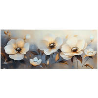 GLASBILD Blumen  - Multicolor, Basics, Glas (50/125/1,40cm) - Euroart