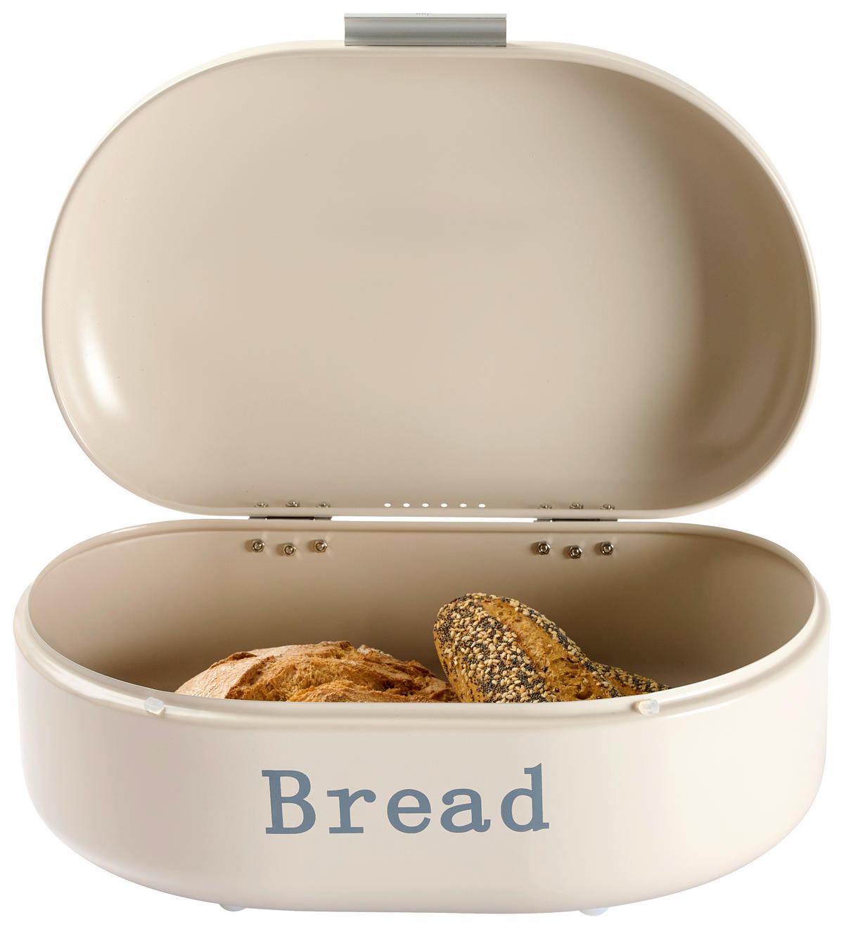 CHLEBNÍK - barvy stříbra/průhledné, Konvenční, kov/plast (40,5/26,5/18,8cm) - Homeware Profession.