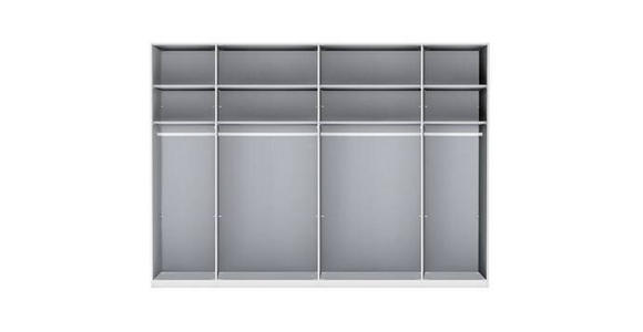 DREHTÜRENSCHRANK 250/216/58 cm 6-türig Graphitfarben - Schwarz/Graphitfarben, Design, Glas/Holzwerkstoff (250/216/58cm) - Novel