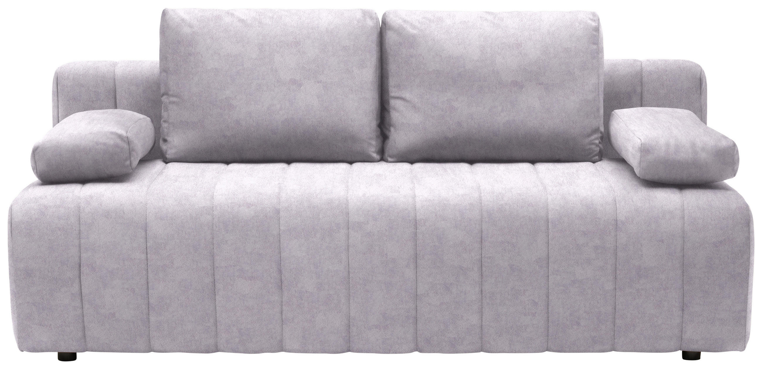 KANAPÉÁGY textil világosszürke  - világosszürke/fekete, Modern, műanyag/textil (194/78-87/92cm) - Xora