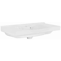 WASCHBECKEN 92/6,5/47 cm  - Weiß, KONVENTIONELL, Keramik (92/6,5/47cm) - Xora