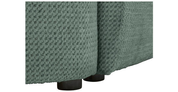ECKSOFA  in Chenille Dunkelgrün  - Dunkelgrün/Schwarz, MODERN, Kunststoff/Textil (179/287cm) - Carryhome
