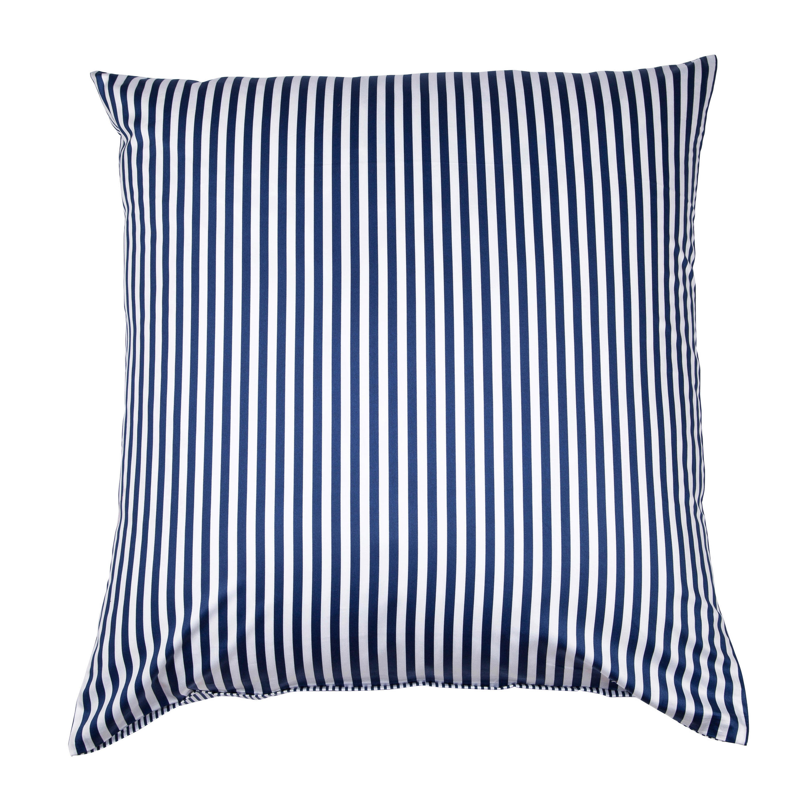 KISSENBEZUG Giorgio 80/80 cm  - Weiß/Dunkelblau, KONVENTIONELL, Textil (80/80cm) - Janine