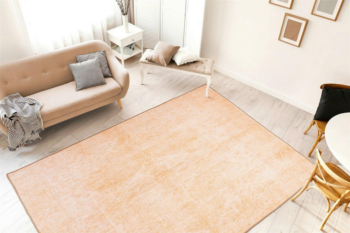 VINTAGE-TEPPICH 190/290 cm Faye Sandfarben rechteckig  - Sandfarben, Basics, Textil (190/290cm) - Kayoom