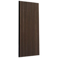 Panou Acustic 60/120/2,1 cm  - nucă/negru, Trend, plastic/lemn (60/120/2,1cm) - Boxxx