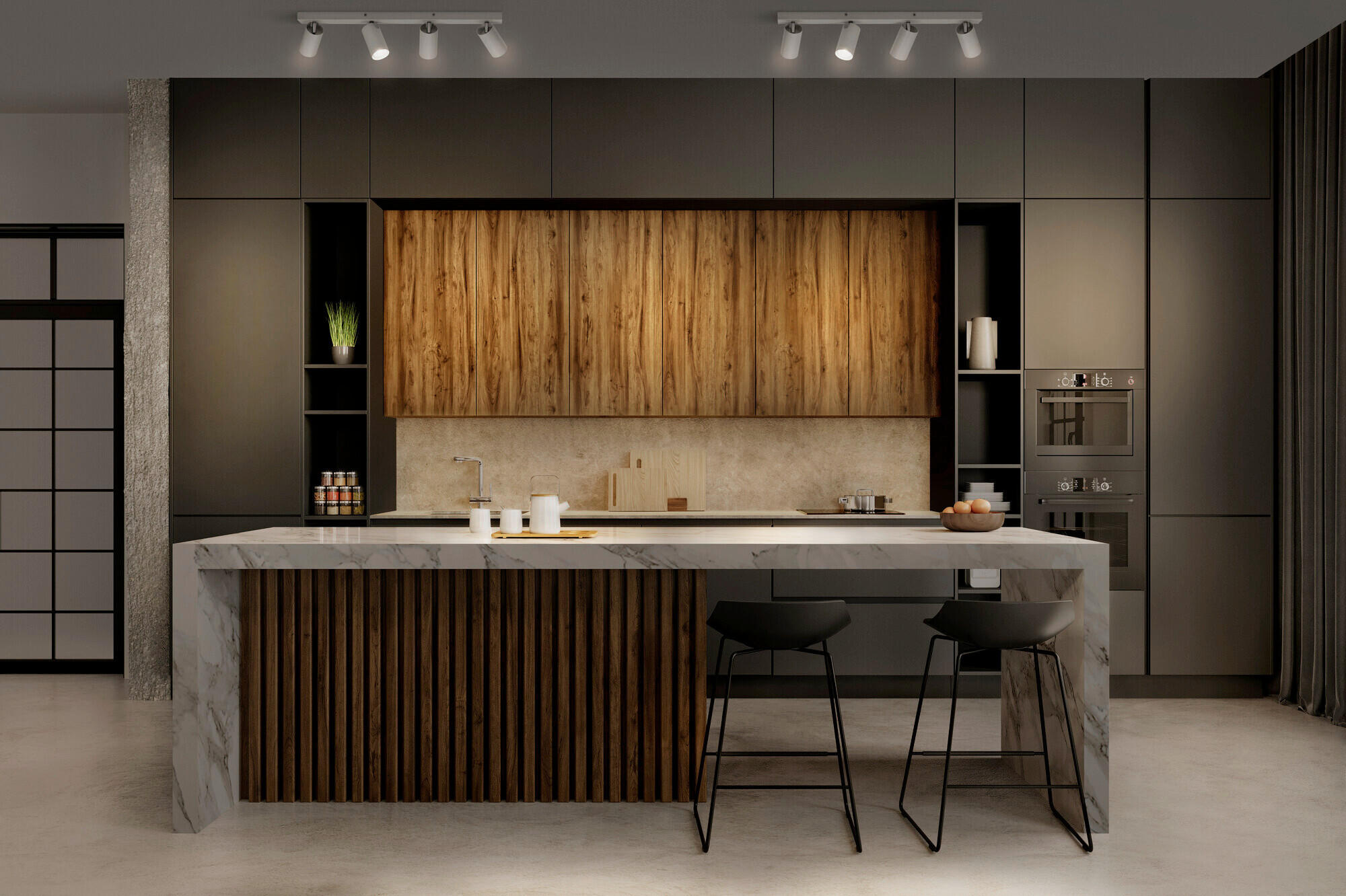 LED-STRAHLER 60/6/14 cm   - Weiß, Basics, Metall (60/6/14cm) - Osram