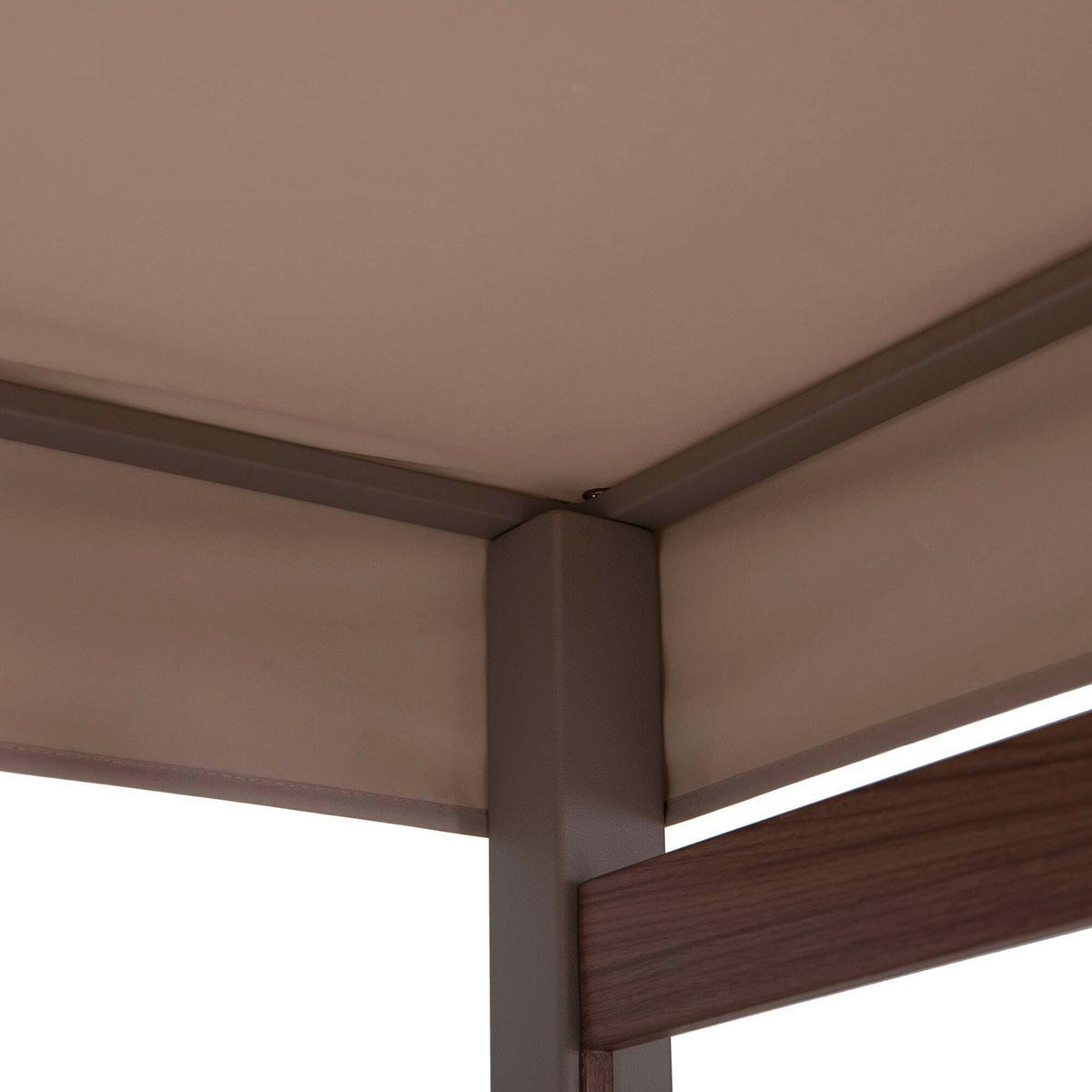 LOUNGEGARNITUR   146/191/56,5 cm Stahl  - Beige/Grau, Basics, Textil/Metall (146/191/56,5cm) - Modante