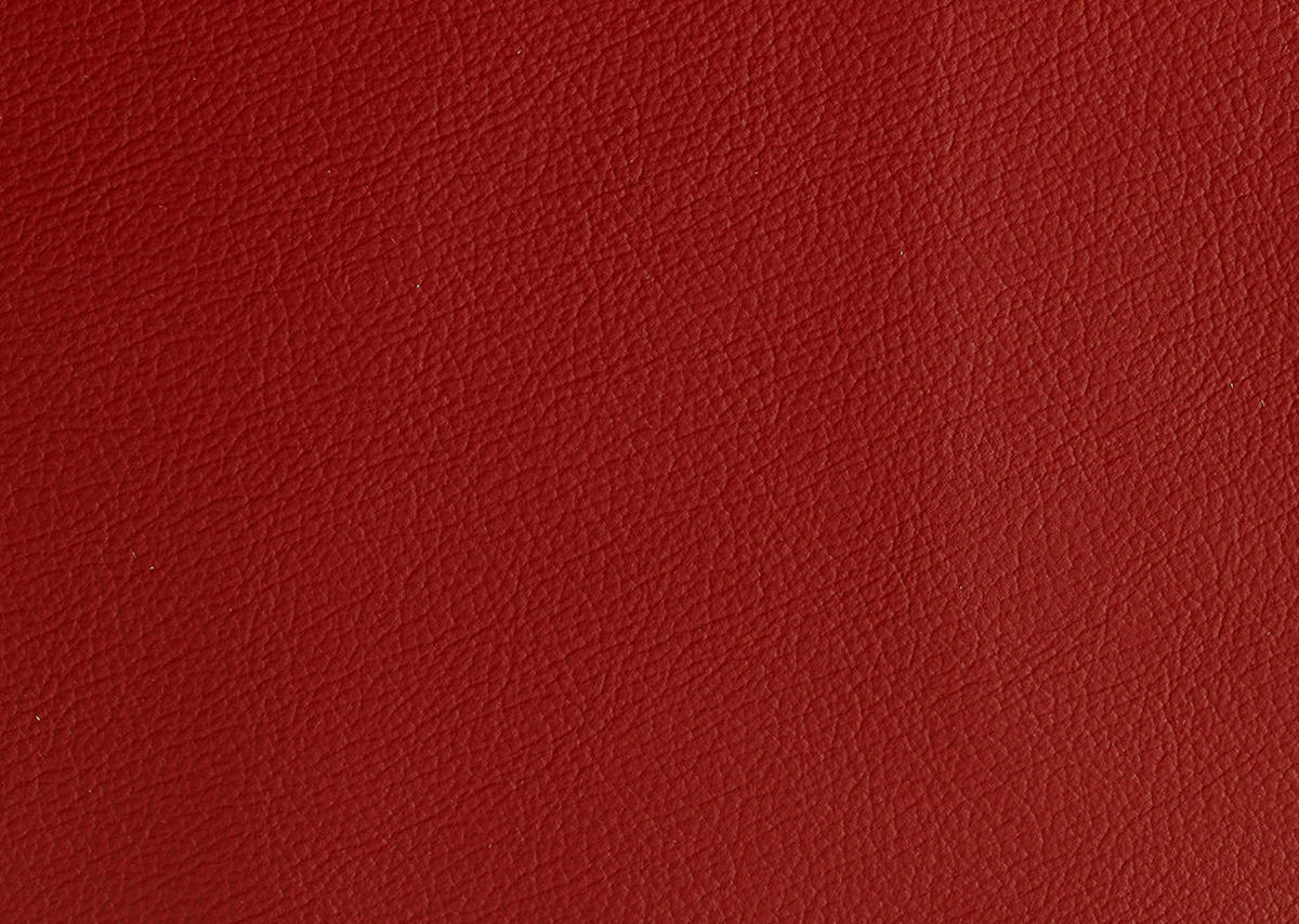 ECKSOFA in Echtleder Rot  - Rot/Schwarz, Design, Leder/Metall (285/239cm) - Cantus