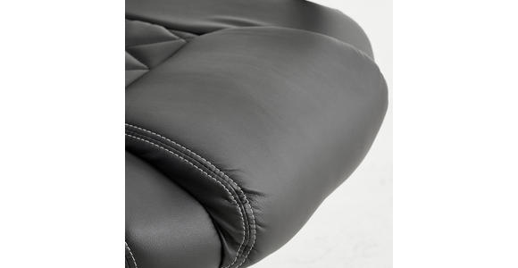 GAMINGSTUHL Schwarz Kunststoff, Textil   - Schwarz/Weiß, Basics, Kunststoff/Textil (63/113-122/70cm) - Xora