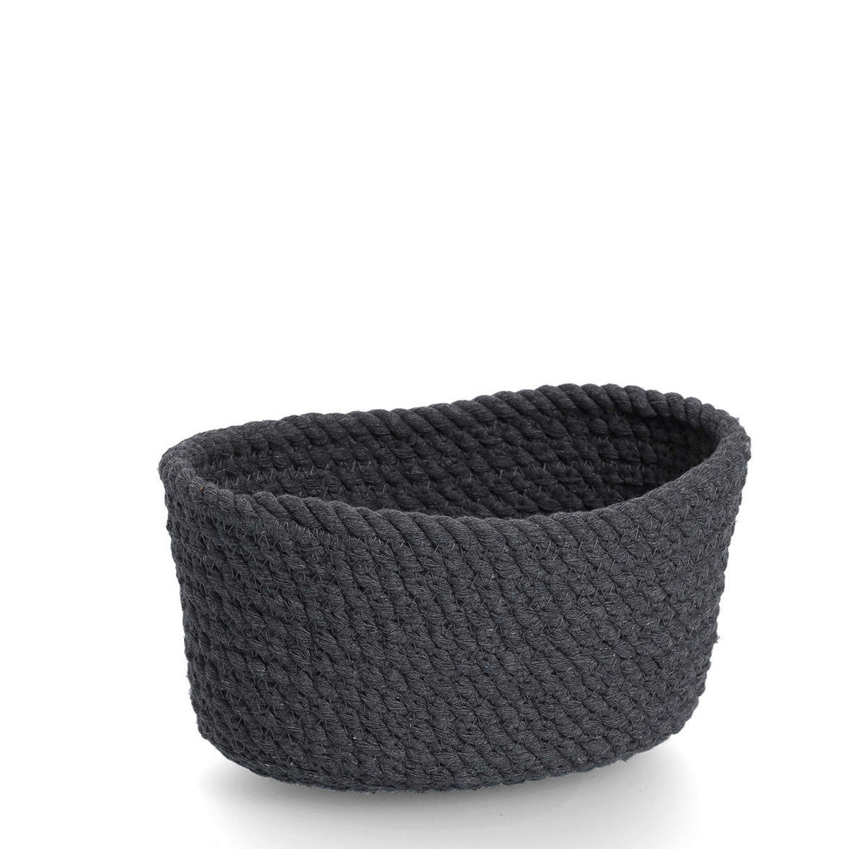 KORBSET - Dunkelgrau, Basics, Textil (24/17/13cm)