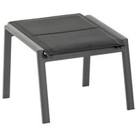 GARTENHOCKER - Anthrazit/Schwarz, Basics, Textil/Metall (53/36/55cm)