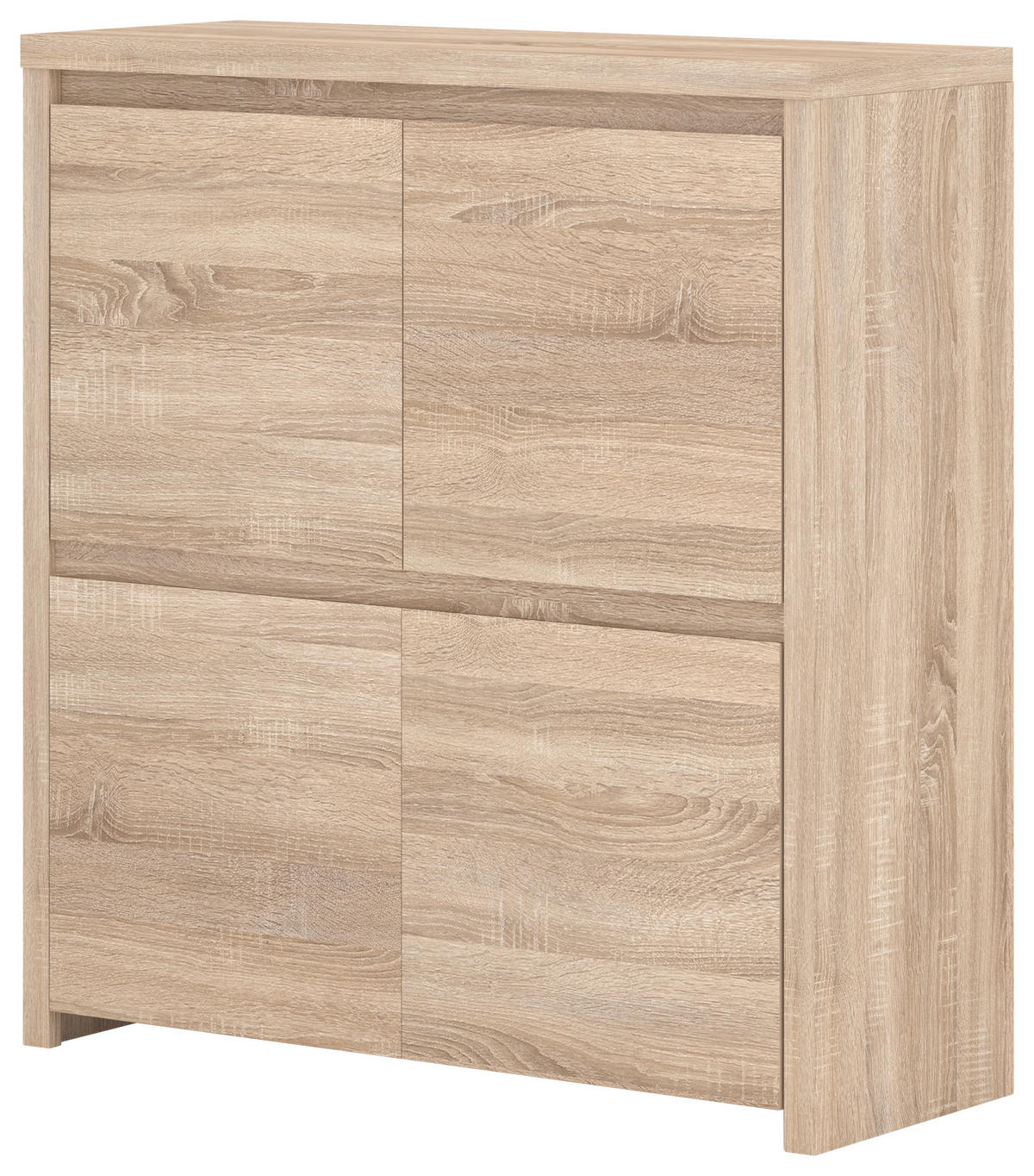 VYSOKÁ KOMODA, barvy dubu, 105/113/41 cm - barvy dubu, Design, kompozitní dřevo (105/113/41cm) - MID.YOU
