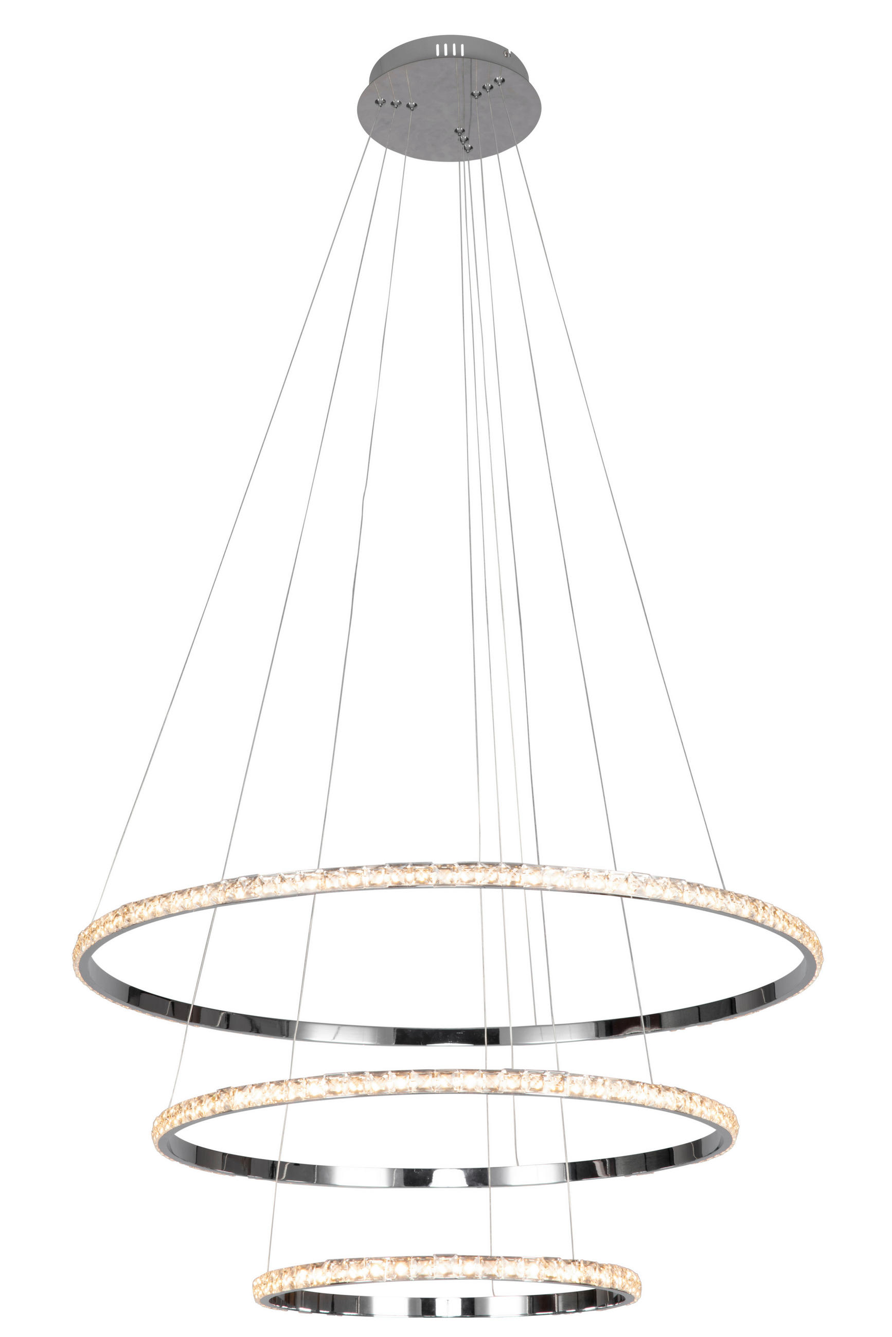 LED-HÄNGELEUCHTE 80/150 cm   - Weiß, Design, Kunststoff (80/150cm)