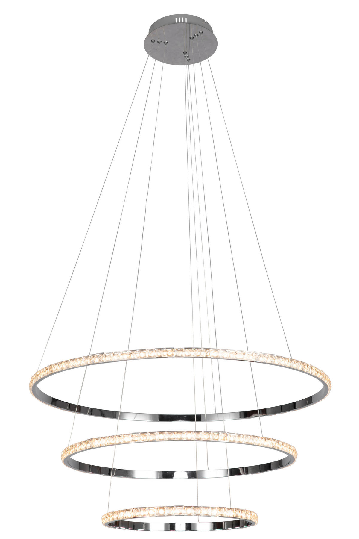 LED-HÄNGELEUCHTE 80/150 cm   - Weiß, Design, Kunststoff (80/150cm)