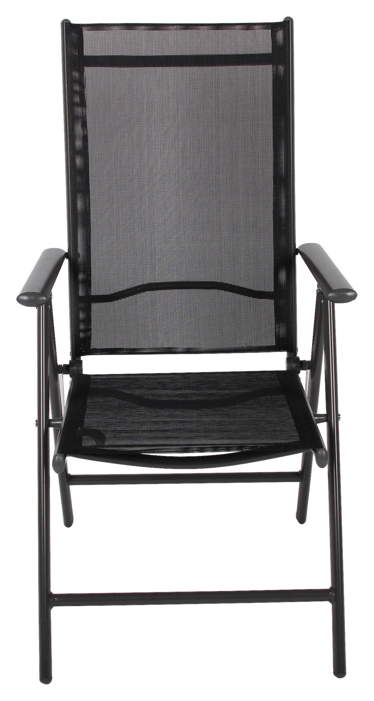 GARTENSTUHL-SET - Anthrazit, Basics, Textil/Metall (56/105/65cm) - MID.YOU