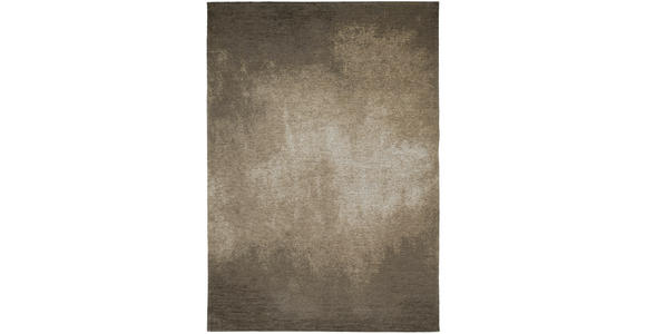 FLACHWEBETEPPICH 68/130 cm Lykaris Dunkelgrau, Dunkelbraun  - Dunkelgrau/Dunkelbraun, Design, Kunststoff/Textil (68/130cm) - Novel