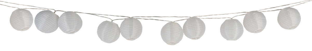 SOLARLEUCHTE Elke 7,5/24 cm   - Schwarz/Weiß, Basics, Kunststoff (7,5/24cm) - Ambia Garden